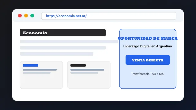 Modelo de aplicación comercial y proyectos digitales para economia.net.ar